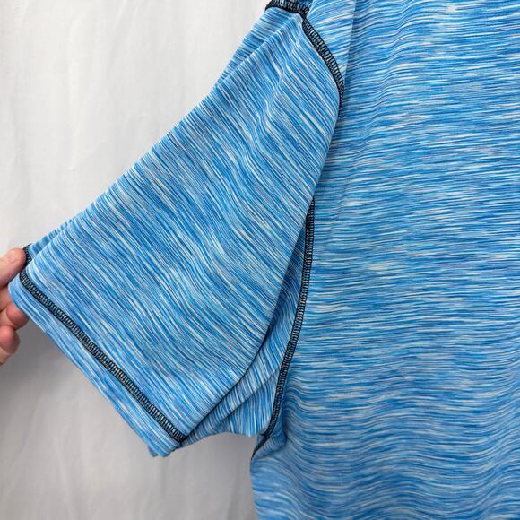 Tattoo Golf Polo Mens 2XL Epic Collection 1/4 Zip Blue Skull Logo Performance - Picture 6 of 9